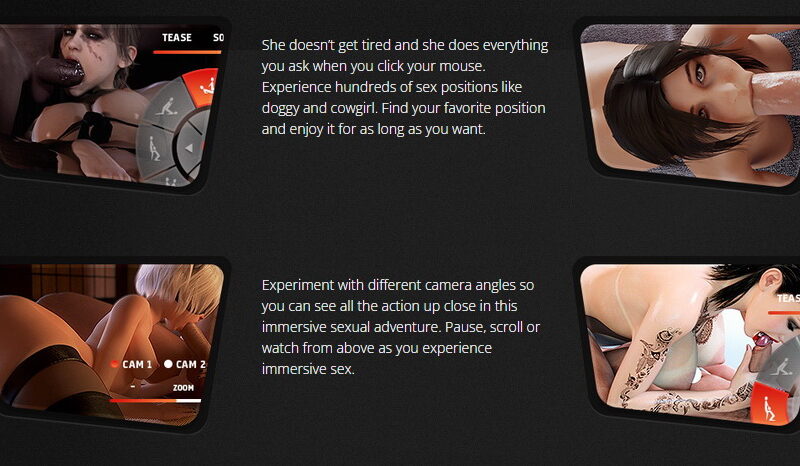 Horny virtual sluts in Virtual Lust 3D game